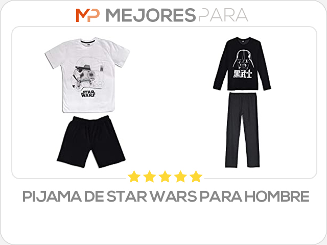 pijama de star wars para hombre