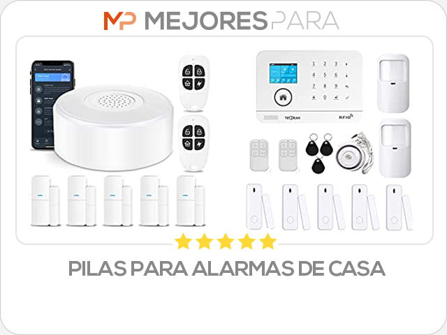 pilas para alarmas de casa