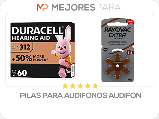 pilas para audifonos audifon