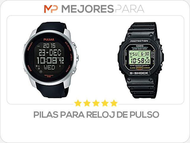 pilas para reloj de pulso