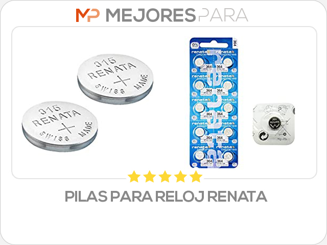 pilas para reloj renata