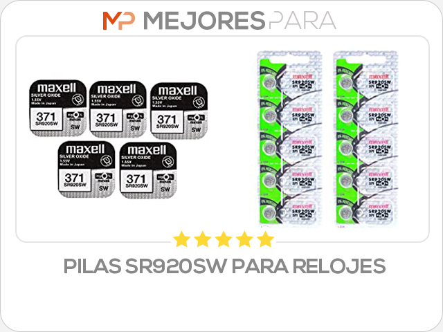 pilas sr920sw para relojes