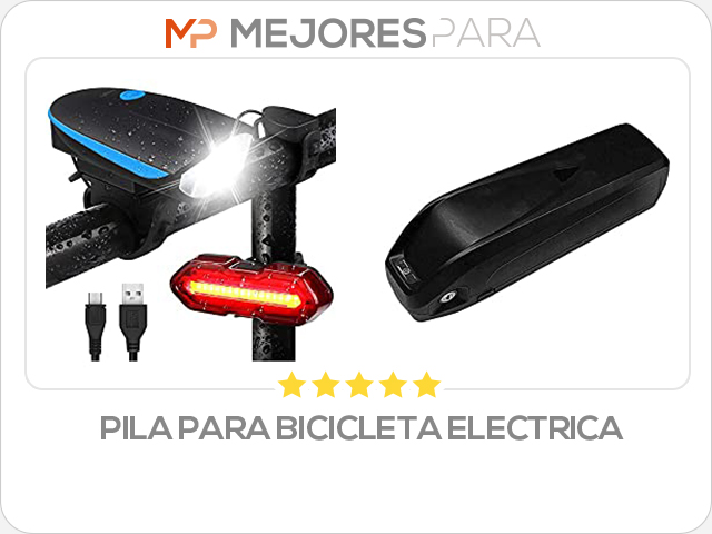 pila para bicicleta electrica