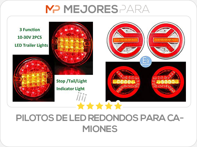 pilotos de led redondos para camiones