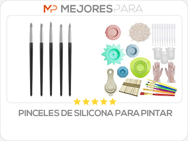 pinceles de silicona para pintar