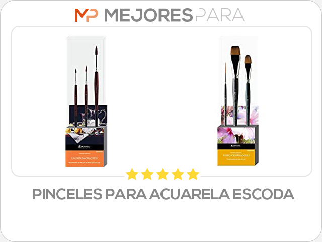 pinceles para acuarela escoda