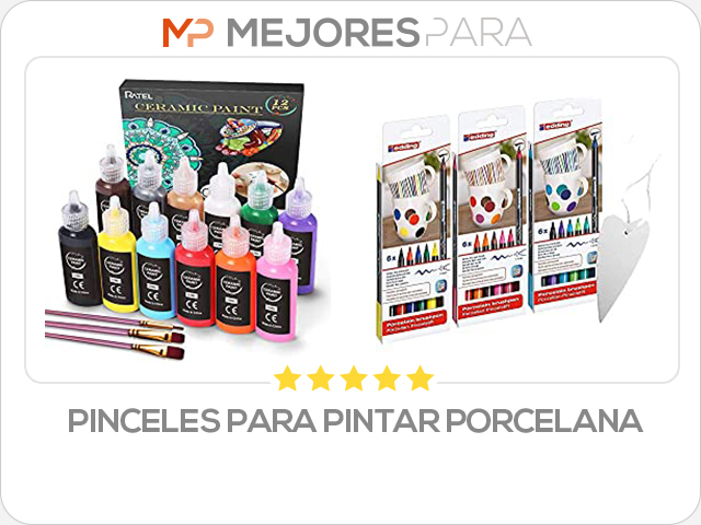 pinceles para pintar porcelana