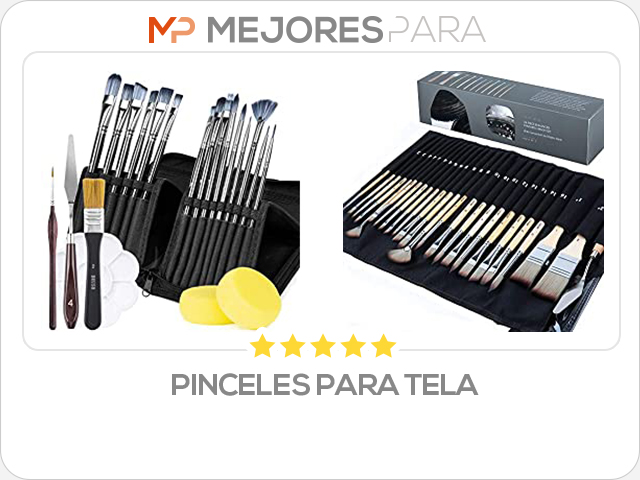 pinceles para tela