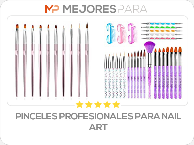 pinceles profesionales para nail art