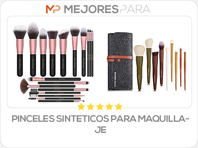 pinceles sinteticos para maquillaje