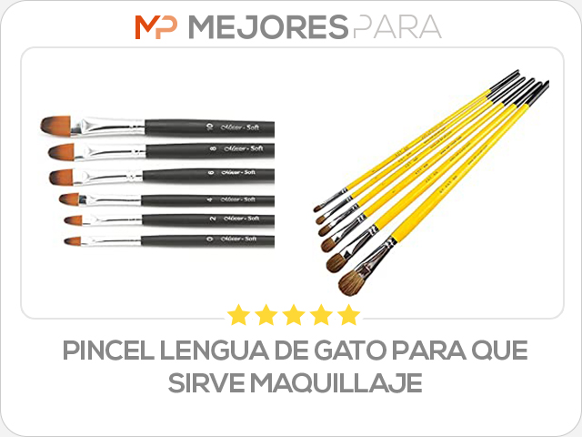 pincel lengua de gato para que sirve maquillaje