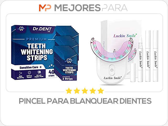 pincel para blanquear dientes