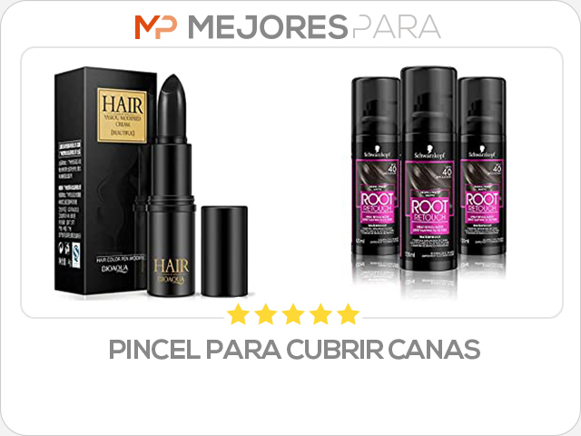 pincel para cubrir canas