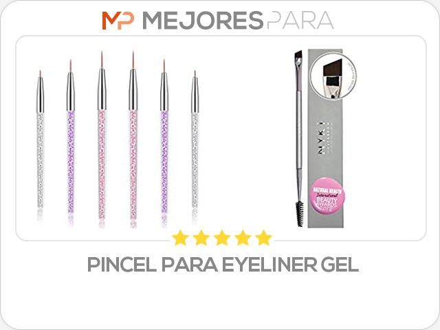 pincel para eyeliner gel