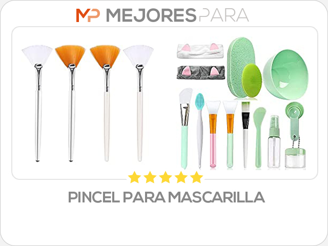 pincel para mascarilla