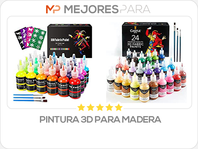 pintura 3d para madera