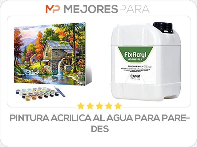 pintura acrilica al agua para paredes