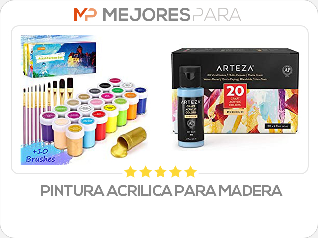 pintura acrilica para madera