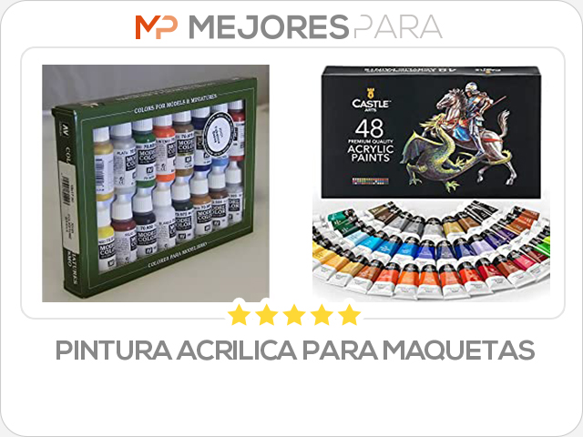 pintura acrilica para maquetas