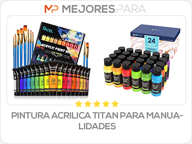 pintura acrilica titan para manualidades