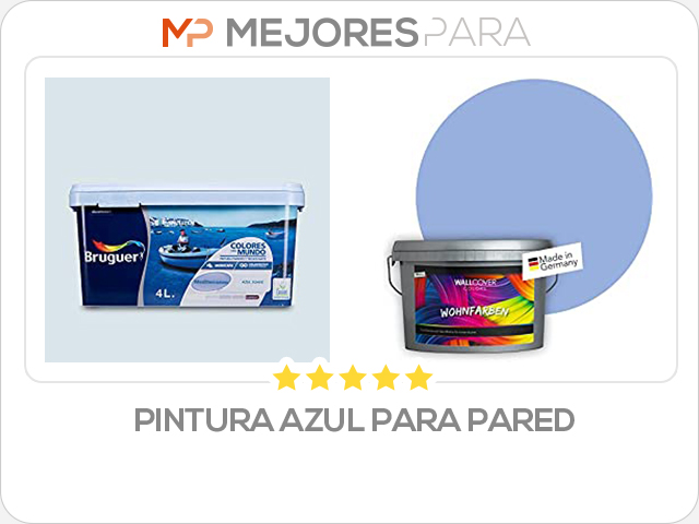 pintura azul para pared