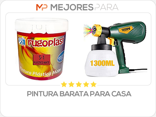 pintura barata para casa