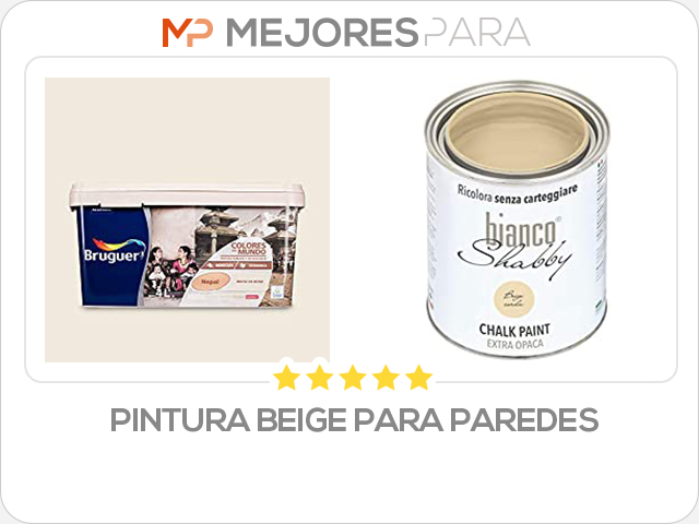 pintura beige para paredes