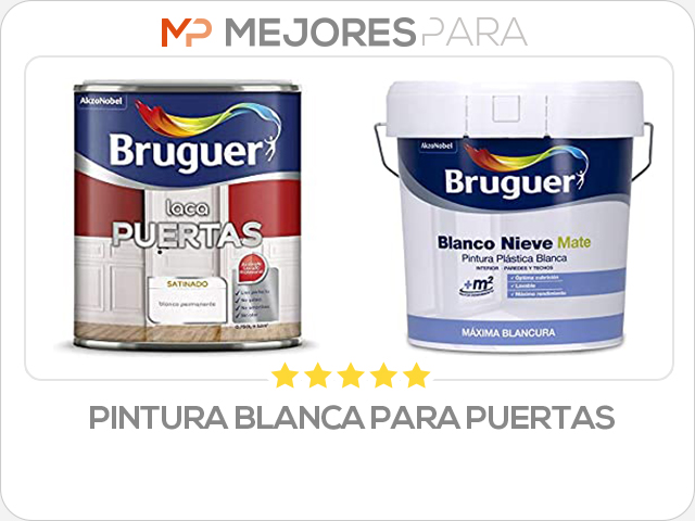 pintura blanca para puertas