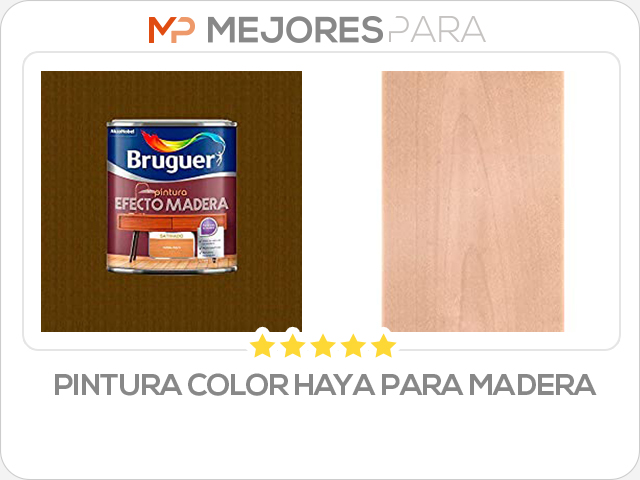 pintura color haya para madera