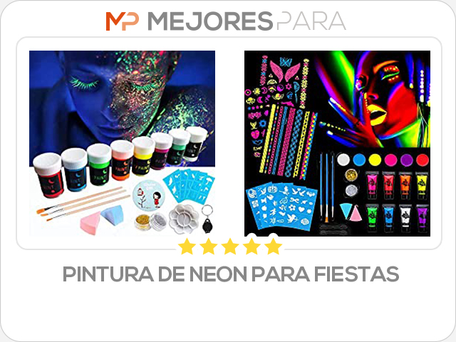 pintura de neon para fiestas