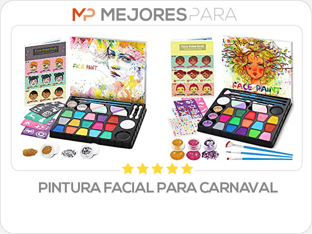 pintura facial para carnaval