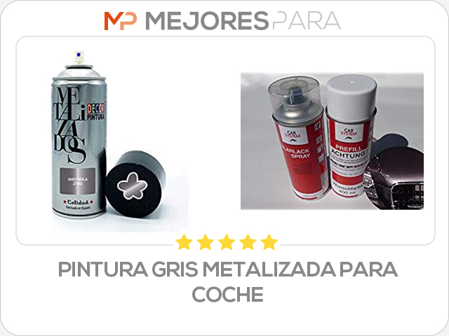 pintura gris metalizada para coche