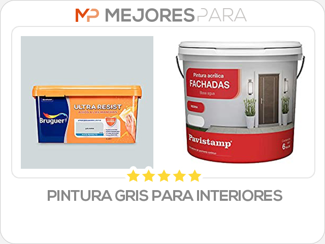 pintura gris para interiores