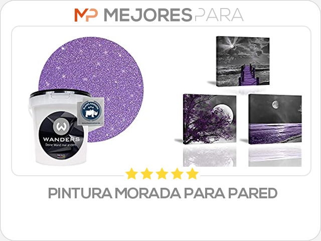 pintura morada para pared