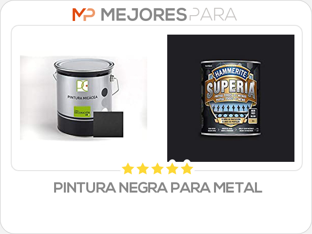 pintura negra para metal