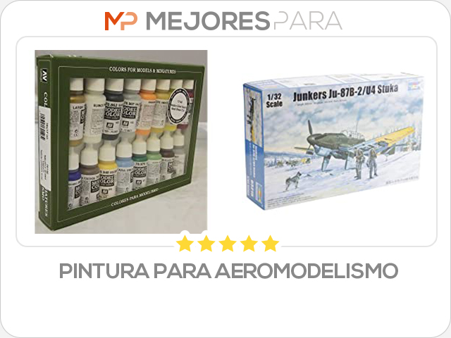 pintura para aeromodelismo