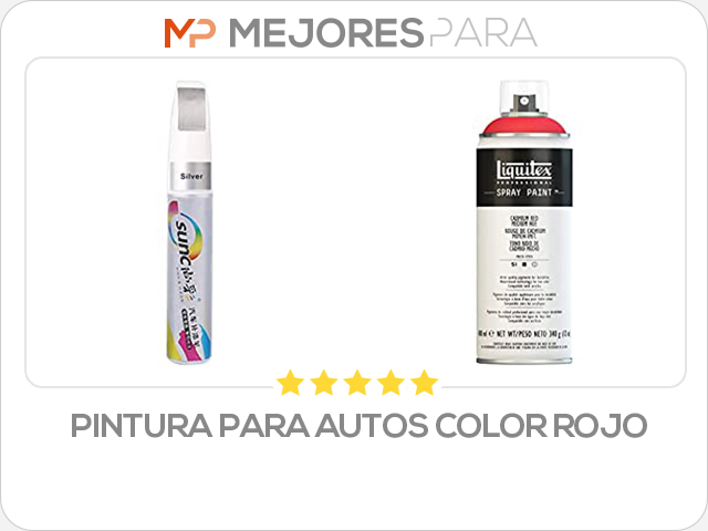 pintura para autos color rojo