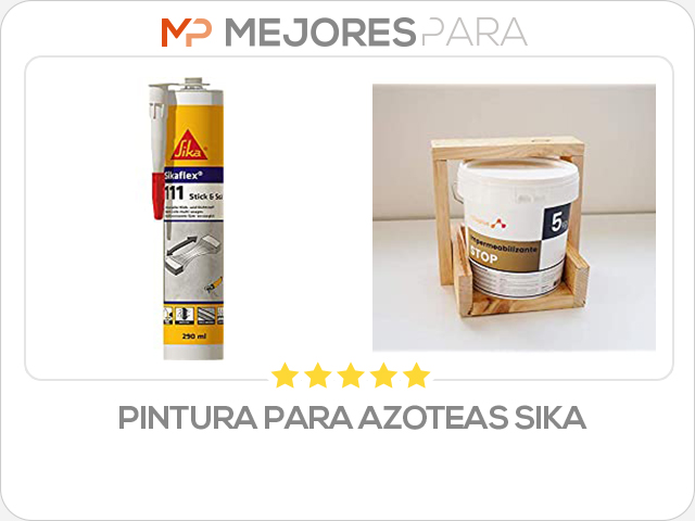 pintura para azoteas sika