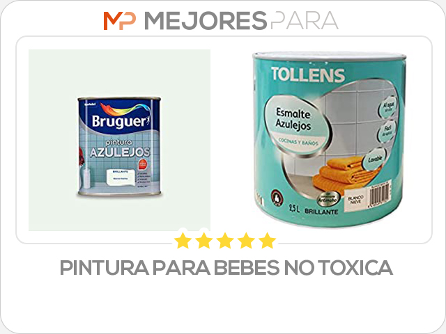 pintura para bebes no toxica