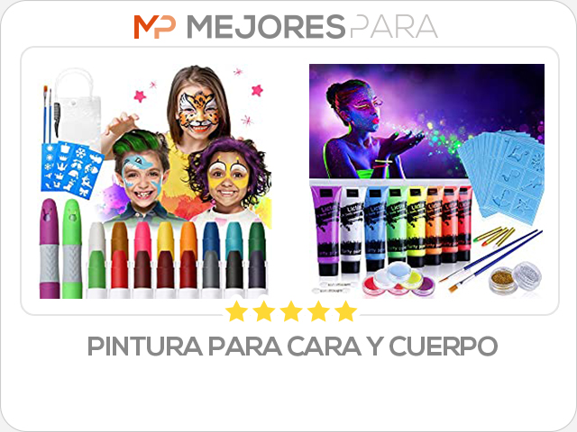 pintura para cara y cuerpo