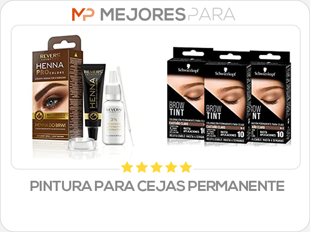 pintura para cejas permanente