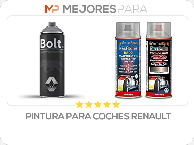 pintura para coches renault