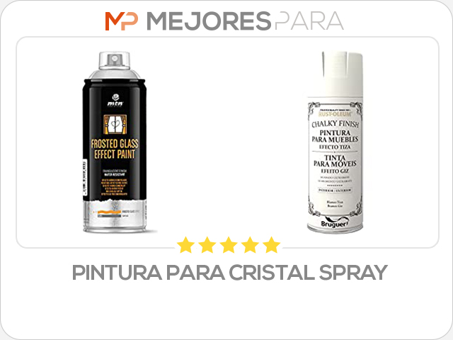 pintura para cristal spray