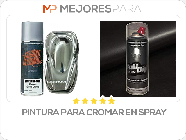 pintura para cromar en spray