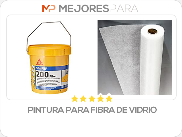 pintura para fibra de vidrio