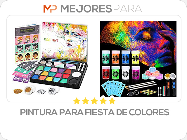 pintura para fiesta de colores