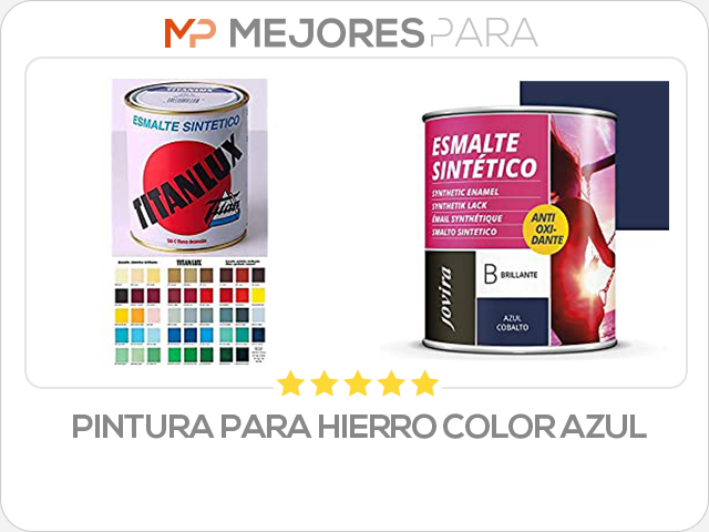 pintura para hierro color azul