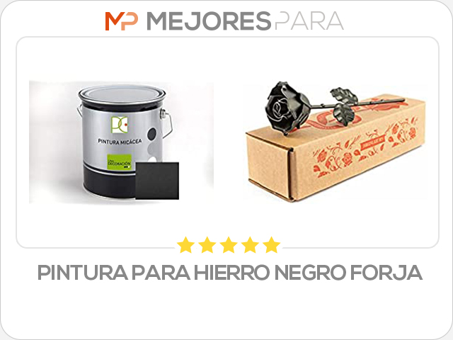 pintura para hierro negro forja