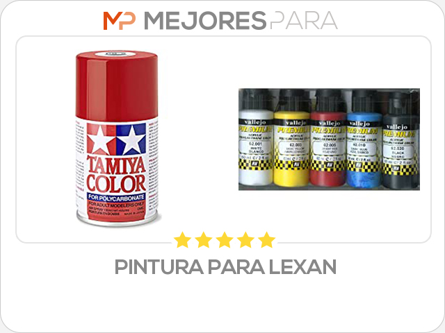 pintura para lexan