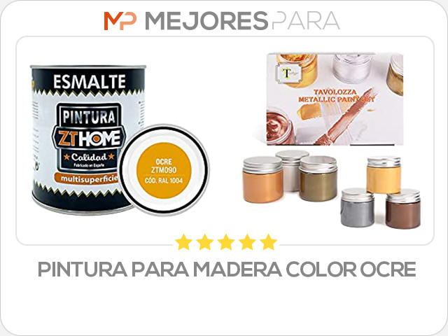 pintura para madera color ocre